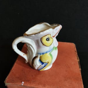 Vintage Occupied Japan Small Ceramic Parrot Creamer