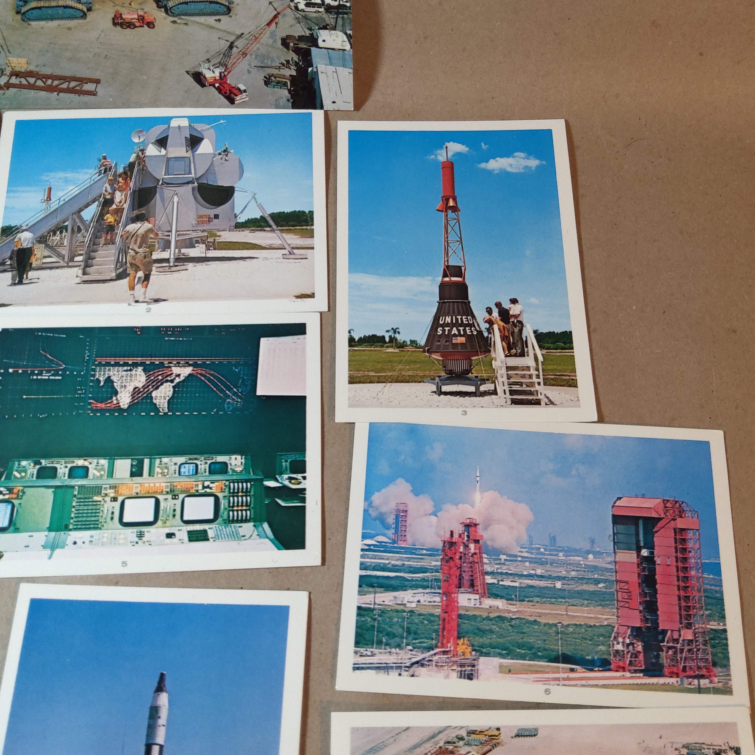 Spaceman Postcards J.F.K. Space Center, NASA, Set of 12 Cards and 3 Postcards, All Vintage ...