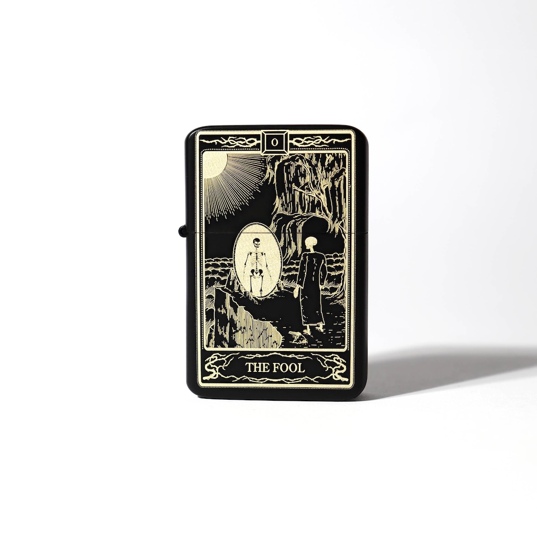 Engraved Tarot Card Lighter, the Fool, Mystical Aesthetic - Etsy