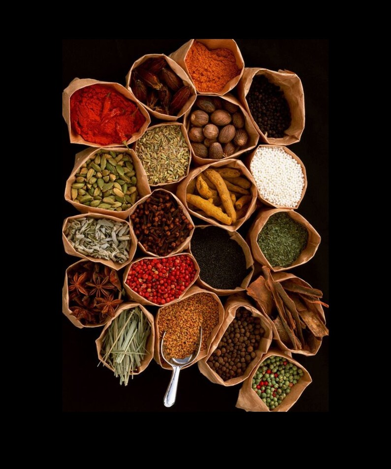 Indian Spice Box Dabba7 CavitiesIndian curry spice kit Etsy