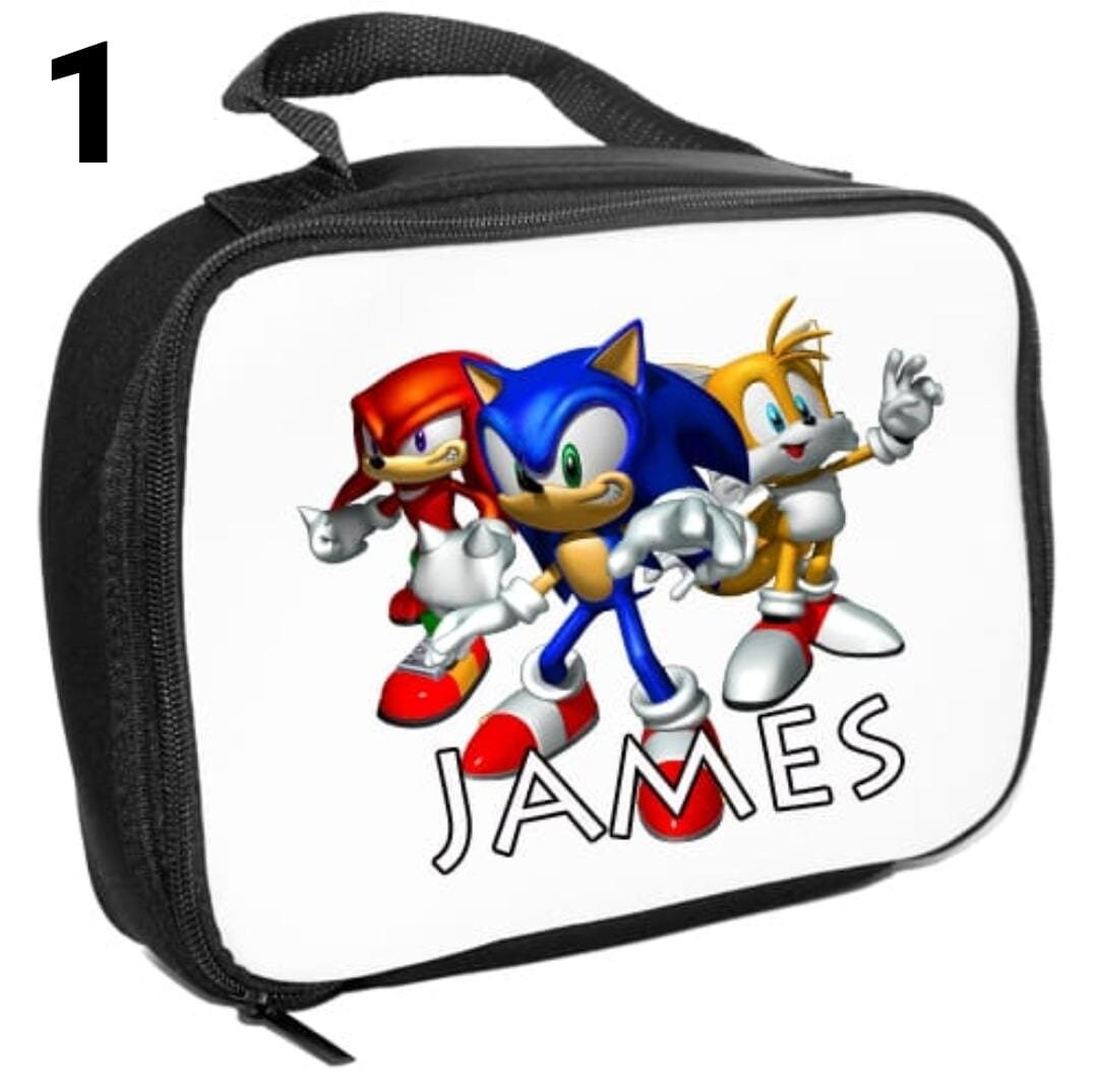 Personalised Sonic lunchboxes Etsy