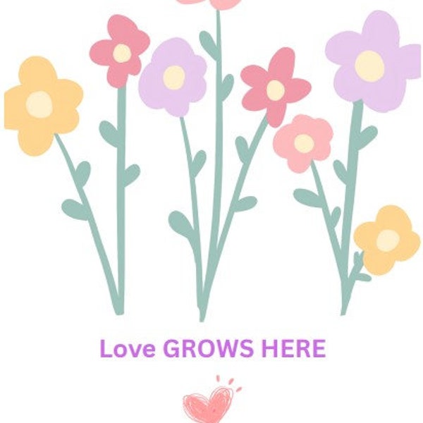 Love Grows Here - Etsy