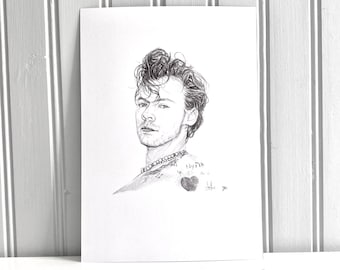 Harry Styles Portrait - A5 Art Print