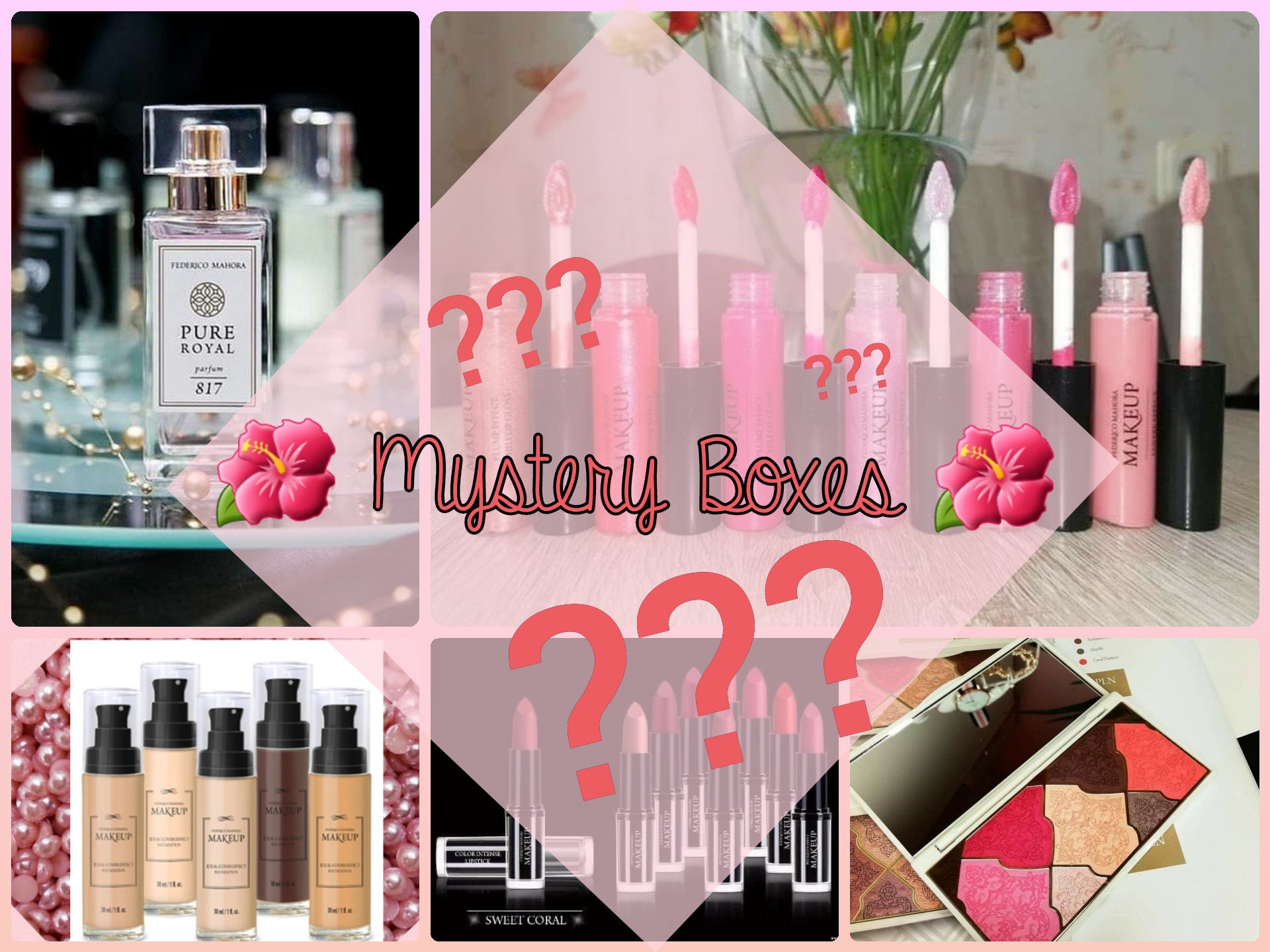 Large Perfume and Makeup Mystery Boxes Etsy