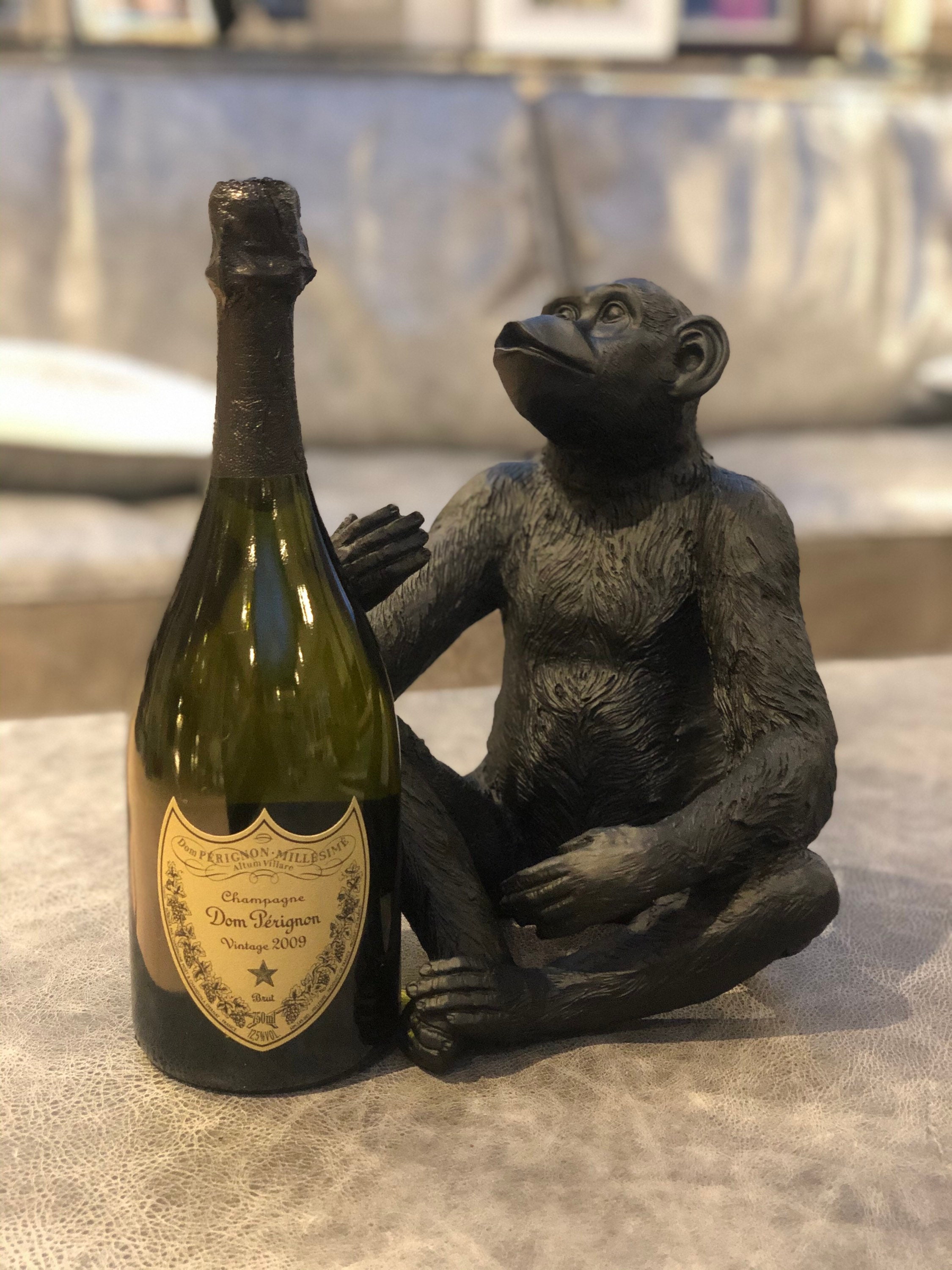 Arthur Monkey Wine Bottle Holder Etsy