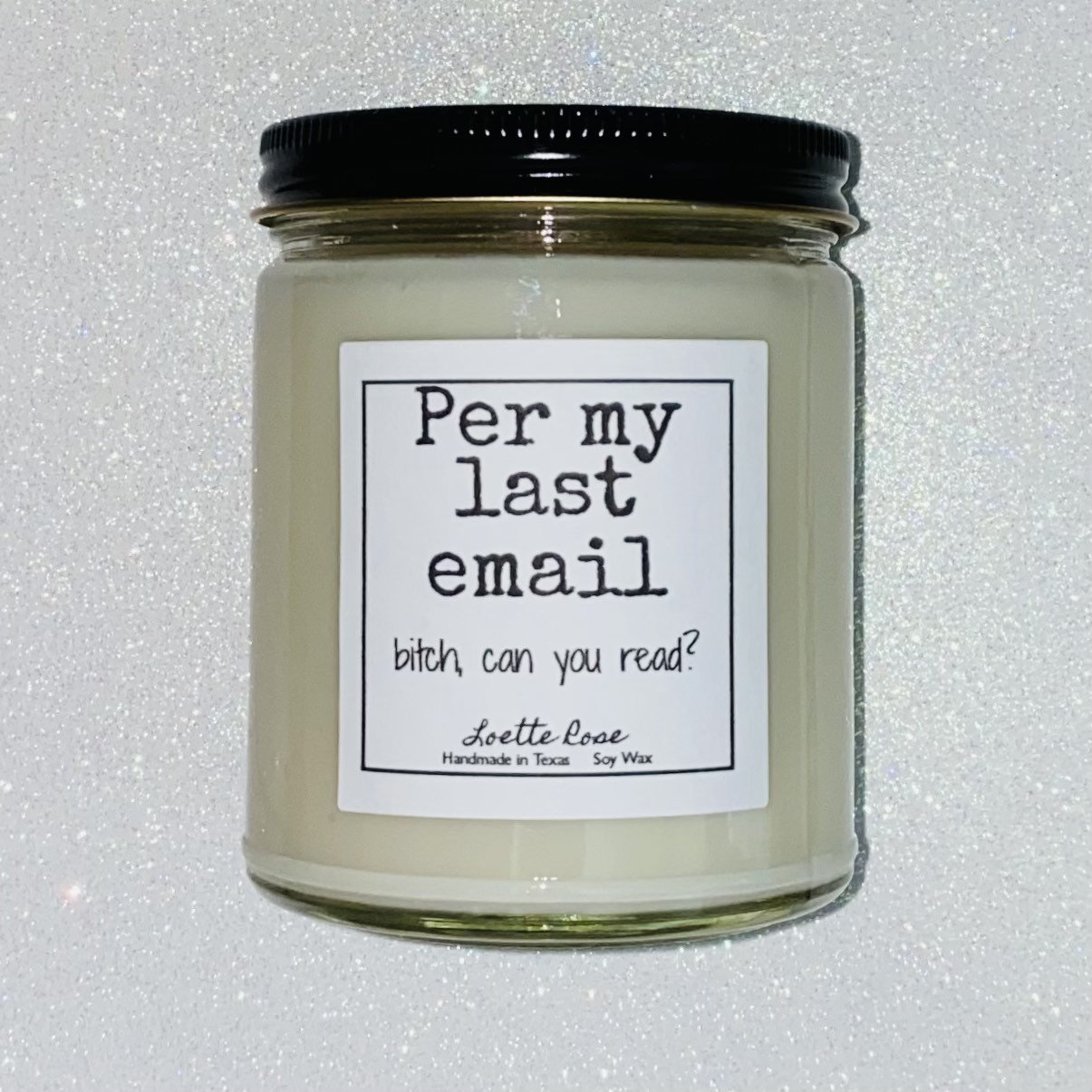 Per My Last Email Candle Candle for Coworker Gift for Etsy