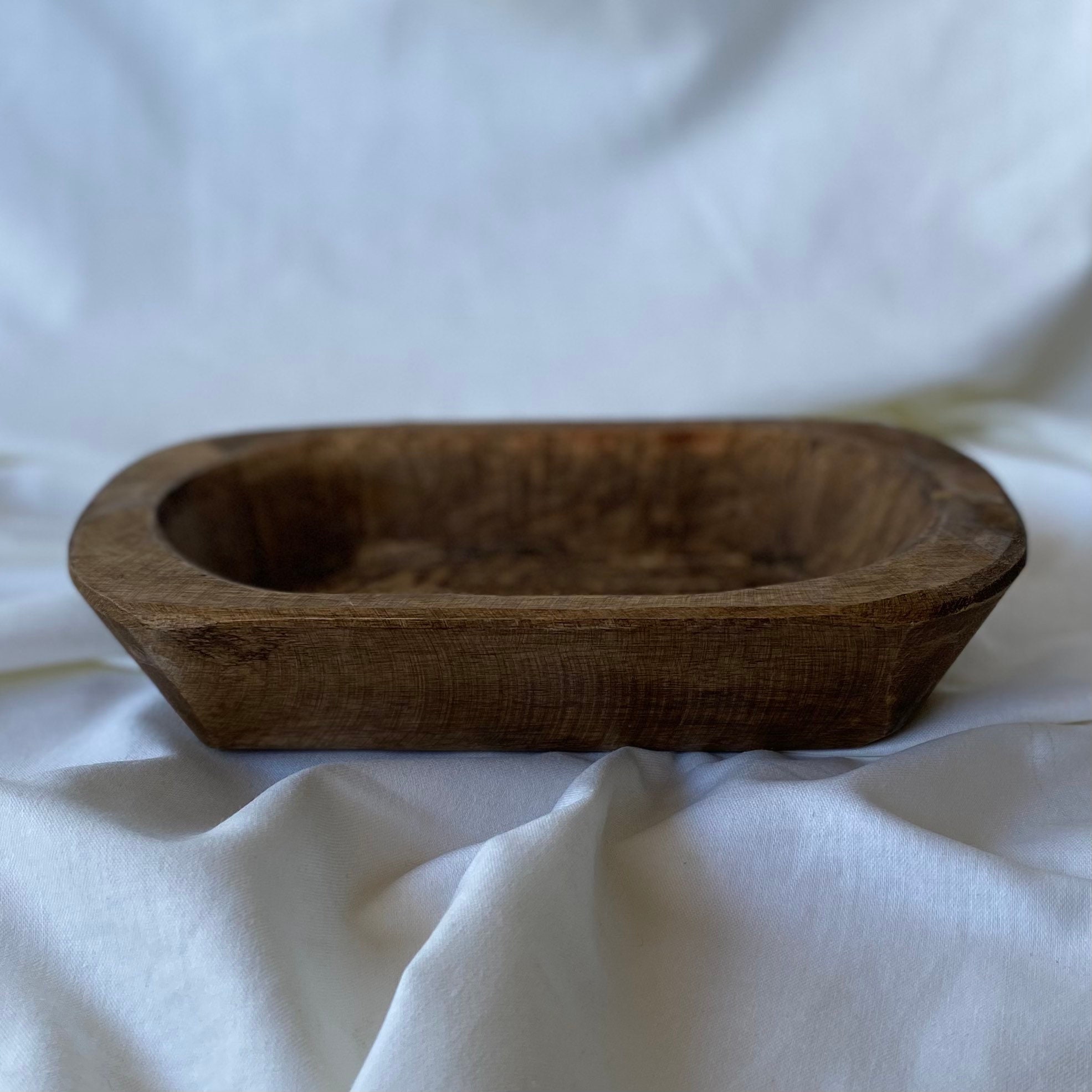 Daisy Candle Wood Bowl Candle Dough Bowl Candle Farmhouse Etsy