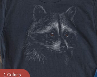Raccoon T-Shirt • Funny Trash Panda Shirt • Retro Camping Tee for Nature Lovers • Cute Raccoon Gift