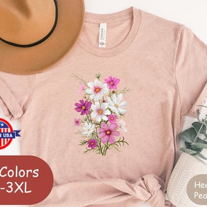Colorful daisy flower T Shirt, Cute Flower Shirt, Daisies, Flowers, Gift For Her, Daisy T Shirt, Fun Flower Shirt, Unisex, Youth