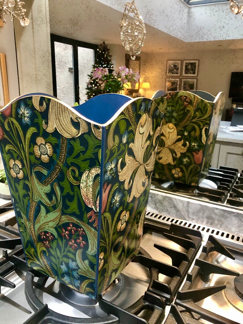 Woodford William Morris Wastepaper Bin Basket Bedroom Bin Etsy UK