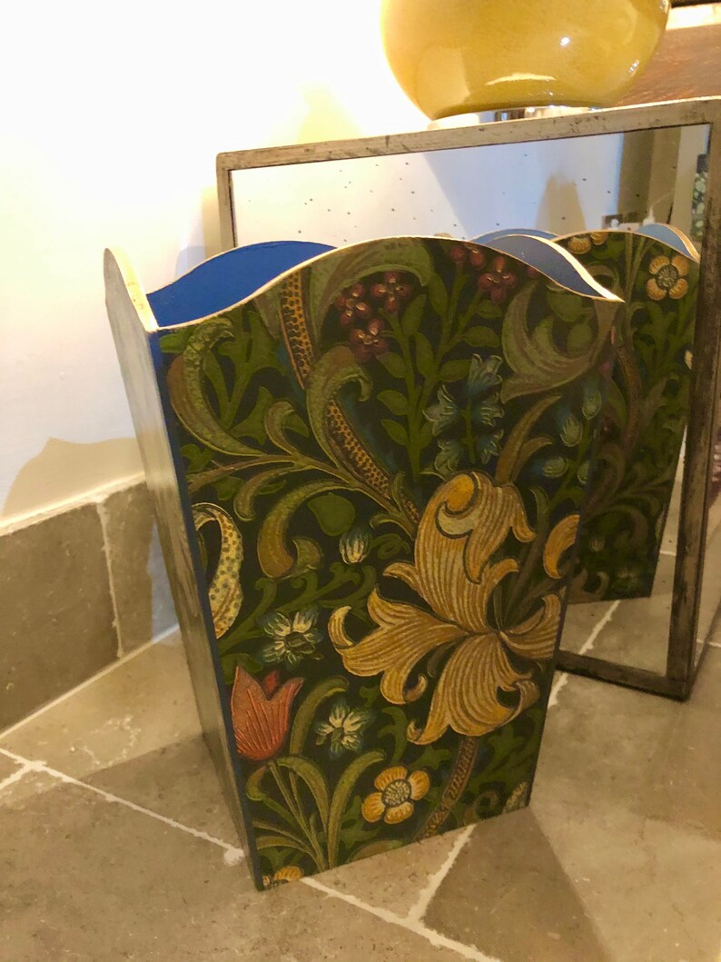 Woodford William Morris Wastepaper Bin Basket Bedroom Bin Etsy UK