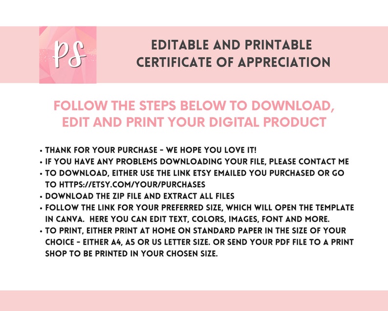 Editable Printable Certificate of Appreciation Template in Size 8.5
