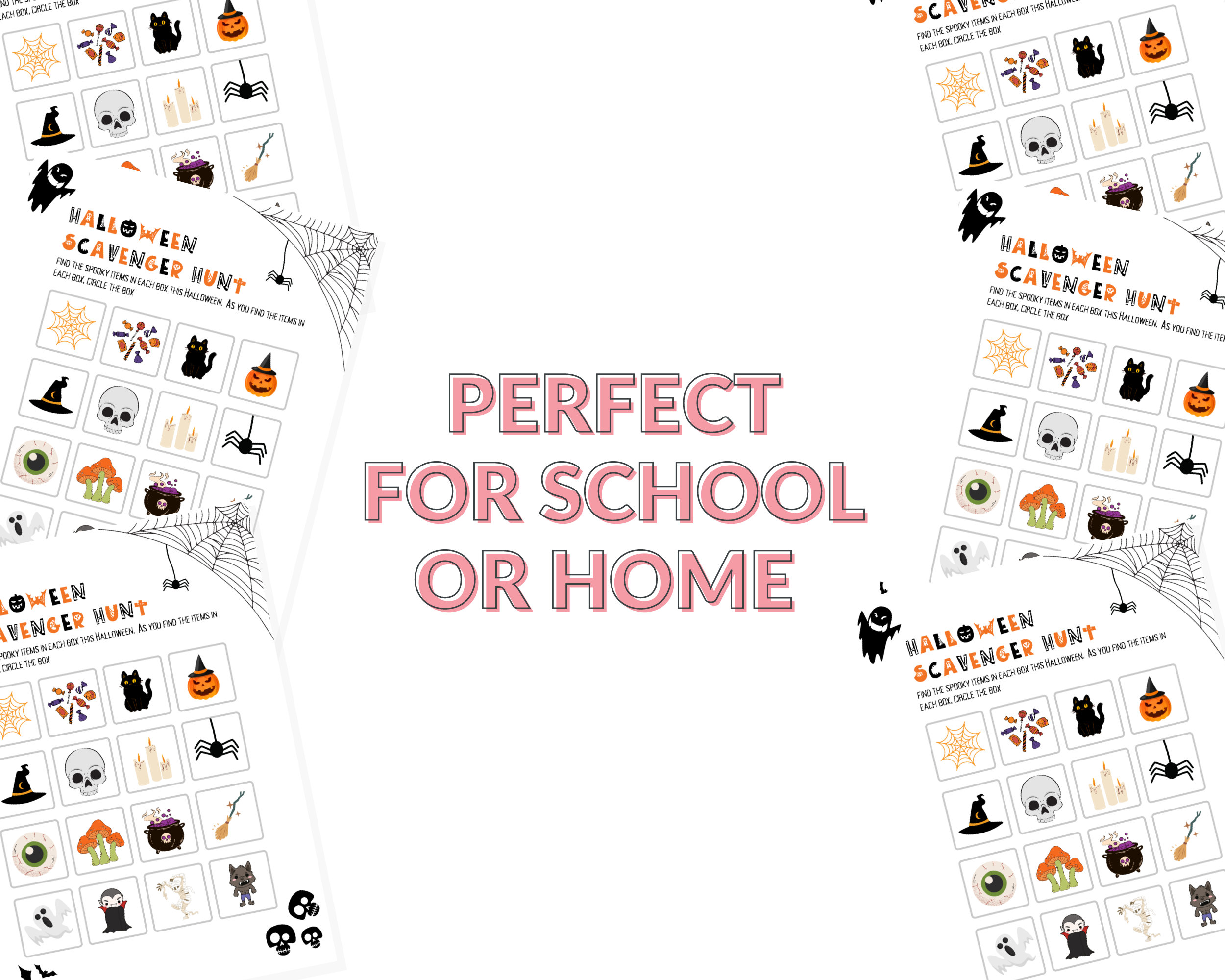 Halloween Scavenger Hunt Printable - Treasure Hunt - I Spy Game ...