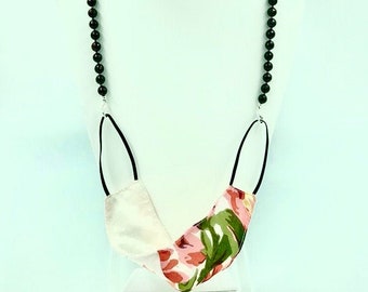 Face Mask Necklace / Lariat