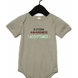 Acceptance: Infant Onesie, Toddler, and Youth Sizes