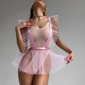 Sheer dress,See through night dress,Sheer nightgown,Honeymoon lingerie,Babydoll lingerie,Babydoll Dress,Sheer Lingeries,Sexy bodysuit