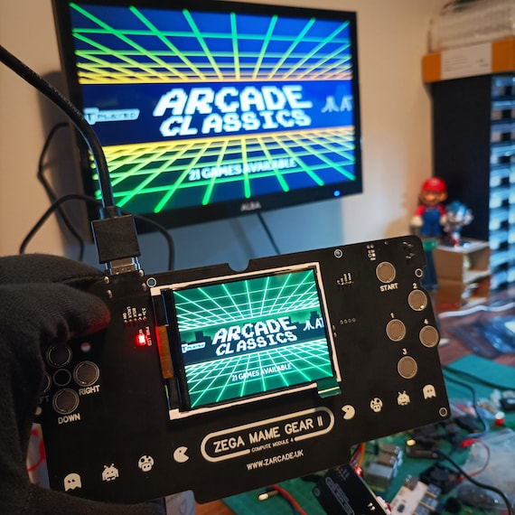 Zega Mame Gear / Game Gear to Raspberry Pi Mod Kit With HDMI