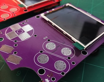 Zega Mame Boy / Game Boy DMG Raspberry Pi Zero kit No Solder (Purple PCB)