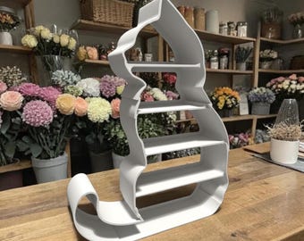 3D‑Printed Cat Display Shelf