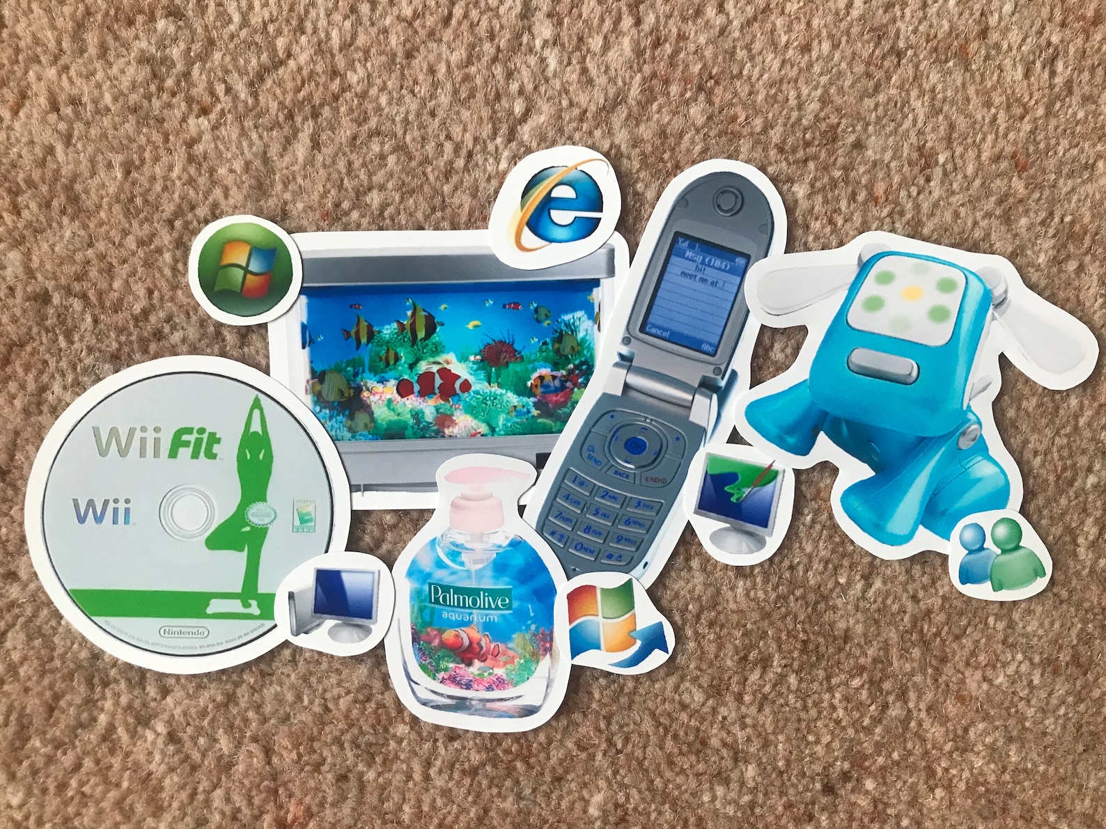 Frutiger Aero Aesthetic Sticker Pack Glossy Vinyl Decals - Etsy