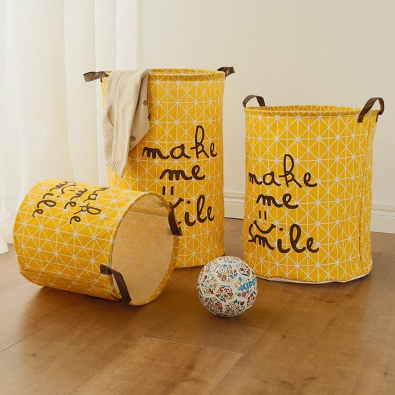 Baby Laundry Basket Foldable Nursery Room Toy Storage Picnic Etsy