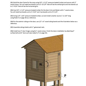 4x8 Chicken Coop Plans DIY Walk in Chicken Run for 8 Chickens - Etsy