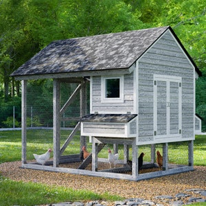 Chicken Coop Plans 12x8 Walk In Chicken Coop for 12 Chickens