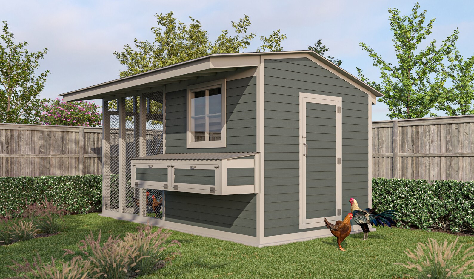 8x16 Chicken Coop Plans DIY Walk in Chicken Run for 20 Etsy