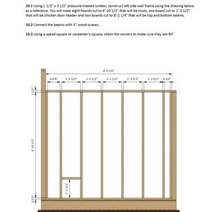 Chicken Coop Plans 20x9 DIY Walk in Chicken Run for 12 Chickens - Etsy ...