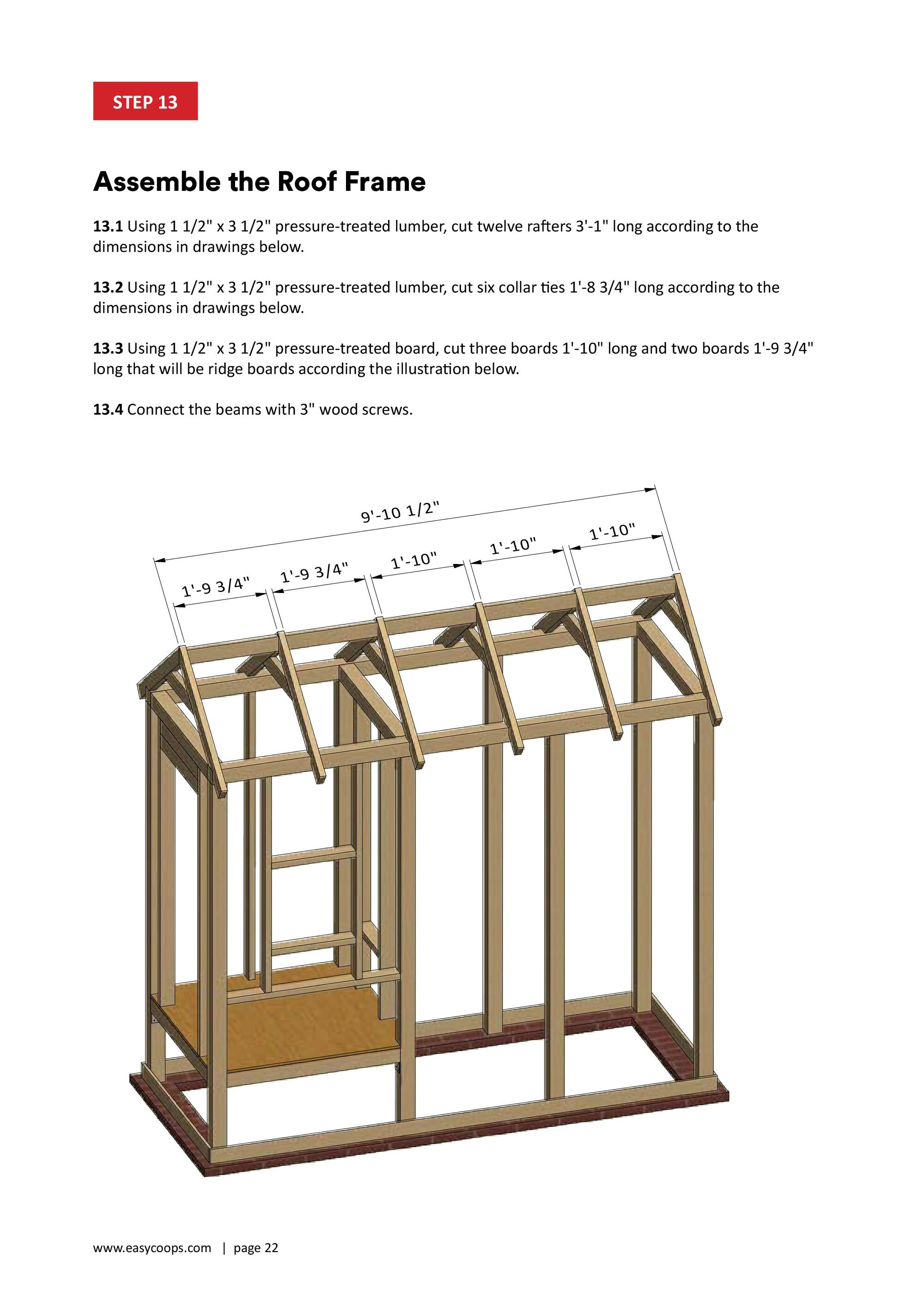 Chicken Coop Plans 4x10 DIY Walk in Chicken Run for up to 10 - Etsy