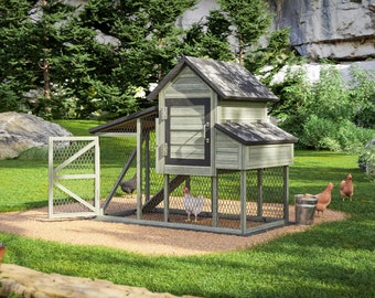 3x6 Chicken Coop Plans DIY Walk In Chicken Run for 4 Chickens