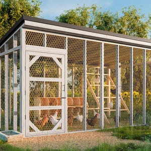 8x16 Chicken Run Plans – Easy Build Chicken Enclosure