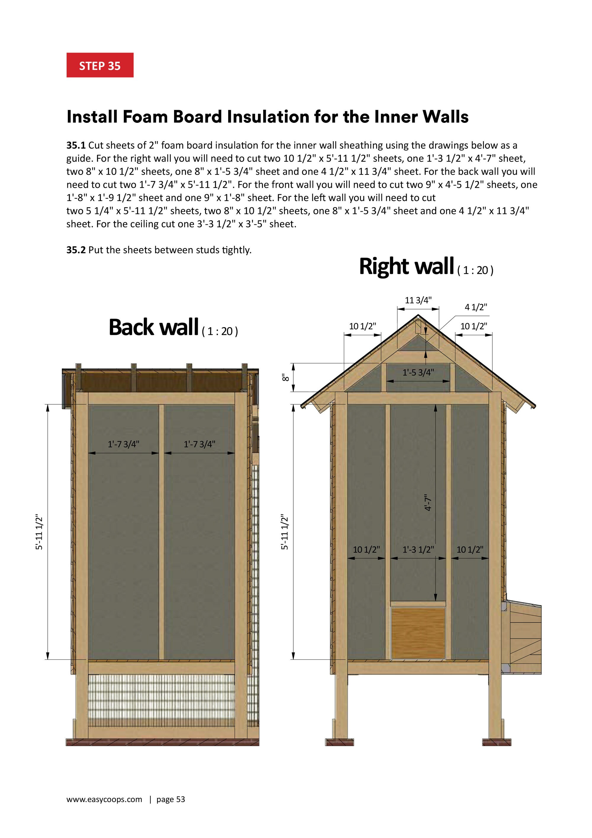 Chicken Coop Plans 4x10 DIY Walk in Chicken Run for up to 10 - Etsy