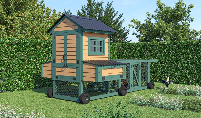 8x15 medium chicken tractor