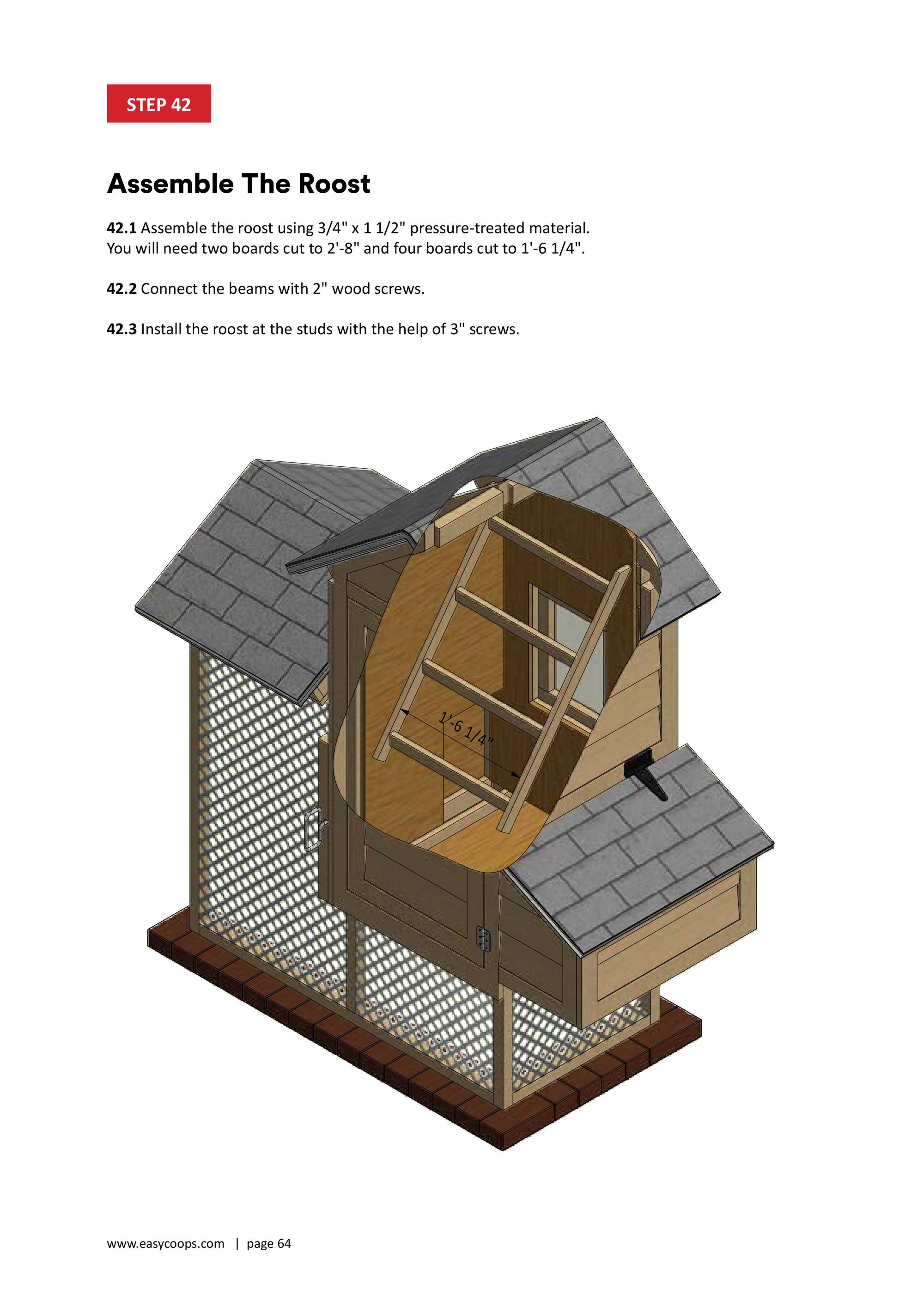 2x4 Chicken Coop Plans DIY Walk in Chicken Run for 6 Chickens Etsy