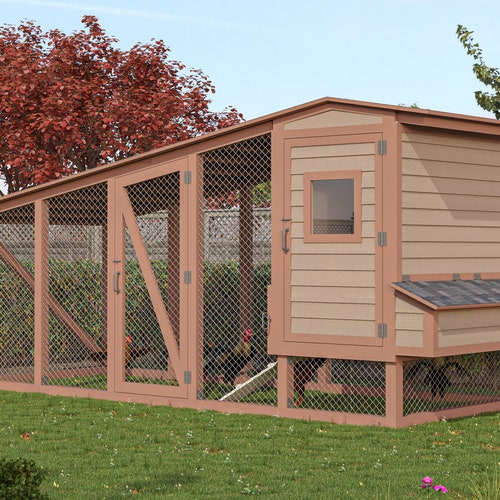 Chicken Coop Plans 3x3 Chicken House & Run for up to 6 Etsy