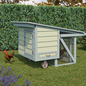3x4 DIY Movable Chicken Tractor Plan for 4 Chickens