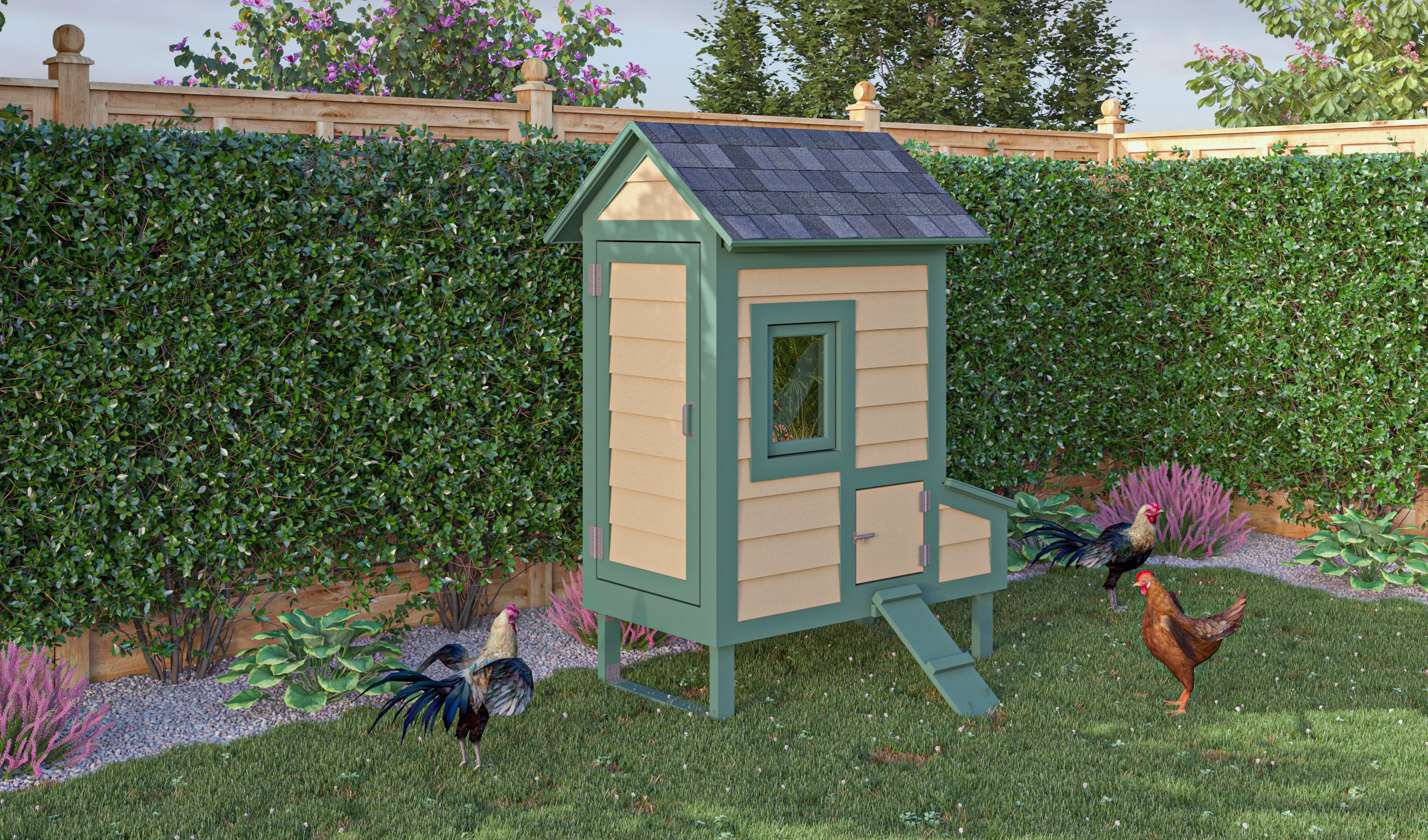 Chicken Coop Plans 2x4 Walk in Chicken Coop for 6 Chickens Etsy