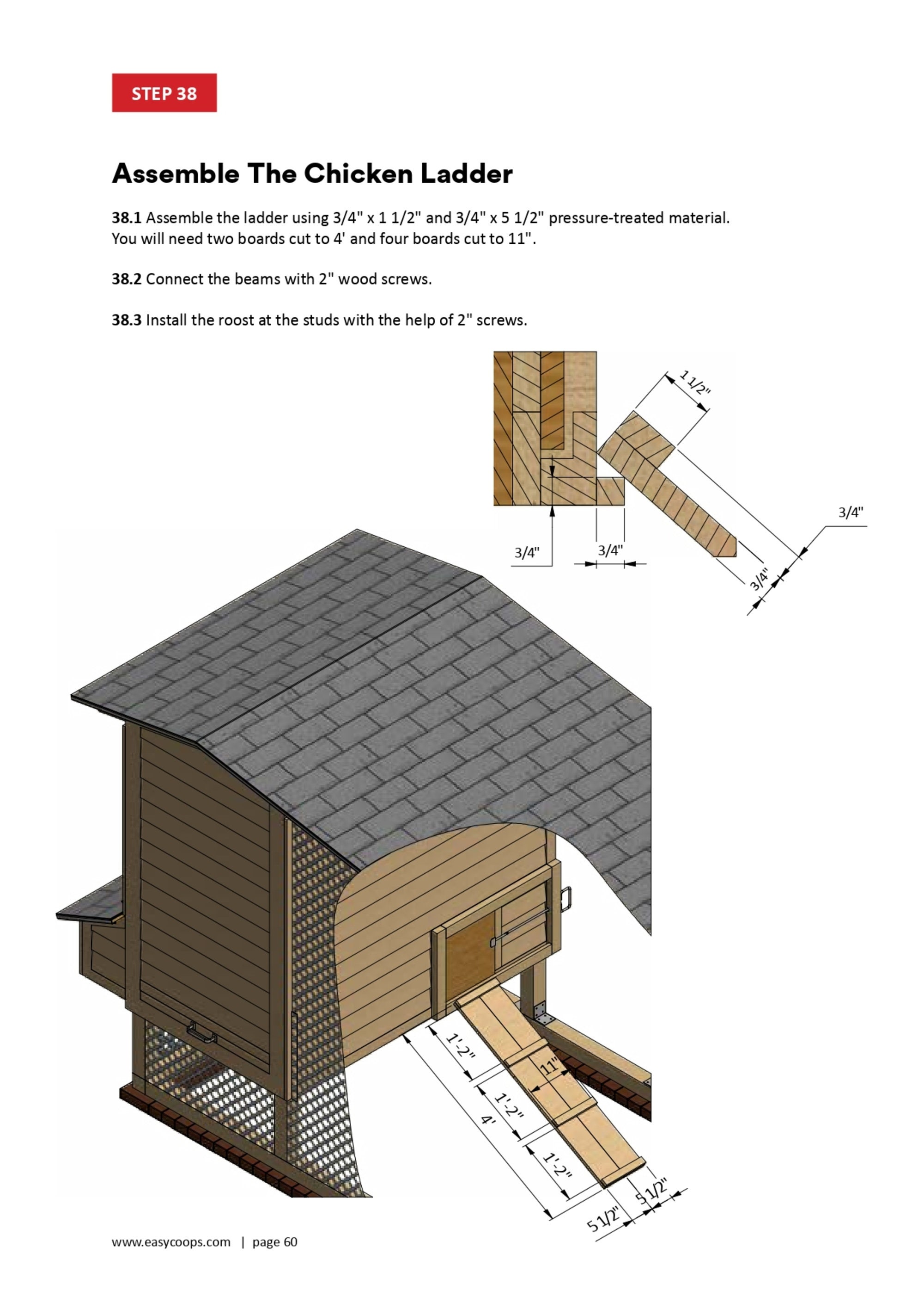 4x8 Small Chicken Coop Run Plans For Chickens Easy Coops™, 57 OFF