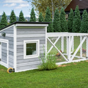 6x12 DIY Movable Chicken Tractor Plan for 6 Chickens
