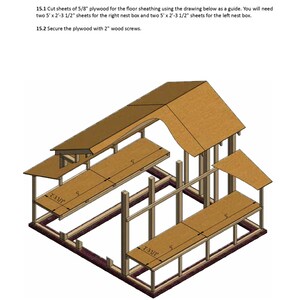 DIY Walk-in Chicken Coop Plans: 10x12 for 12 Chickens (PDF) - Etsy