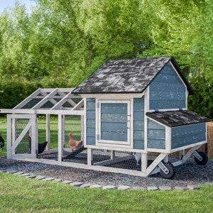 4x8 DIY Movable Chicken Tractor Plan for 6 Chickens
