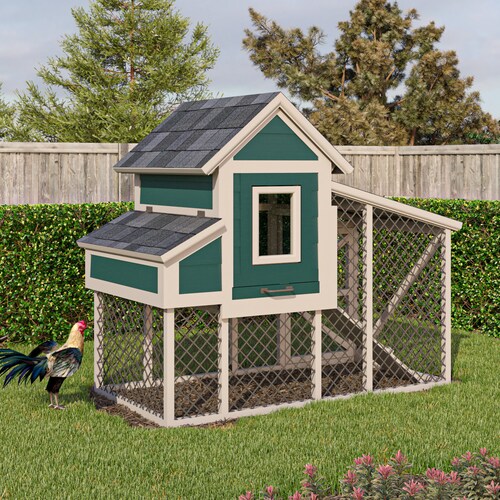 3x6 Chicken Coop Plans DIY Walk in Chicken Run for 6 Chickens Etsy