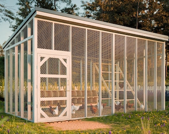 10x20 Chicken Run Plans: DIY Backyard Coop (Digital PDF Download)