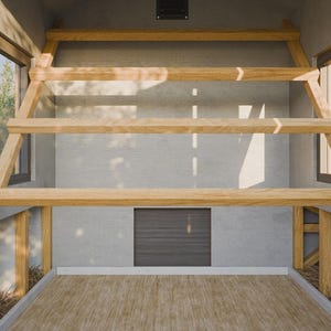 6x14 chicken tractor interior