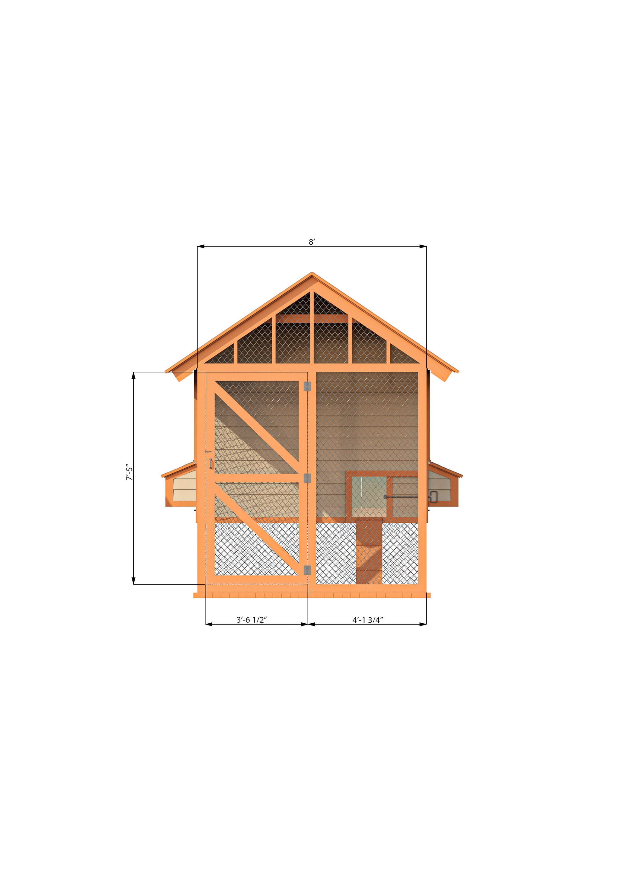 Chicken Coop Plans 12x8 Walk in Chicken Coop for 12 Chickens - Etsy UK