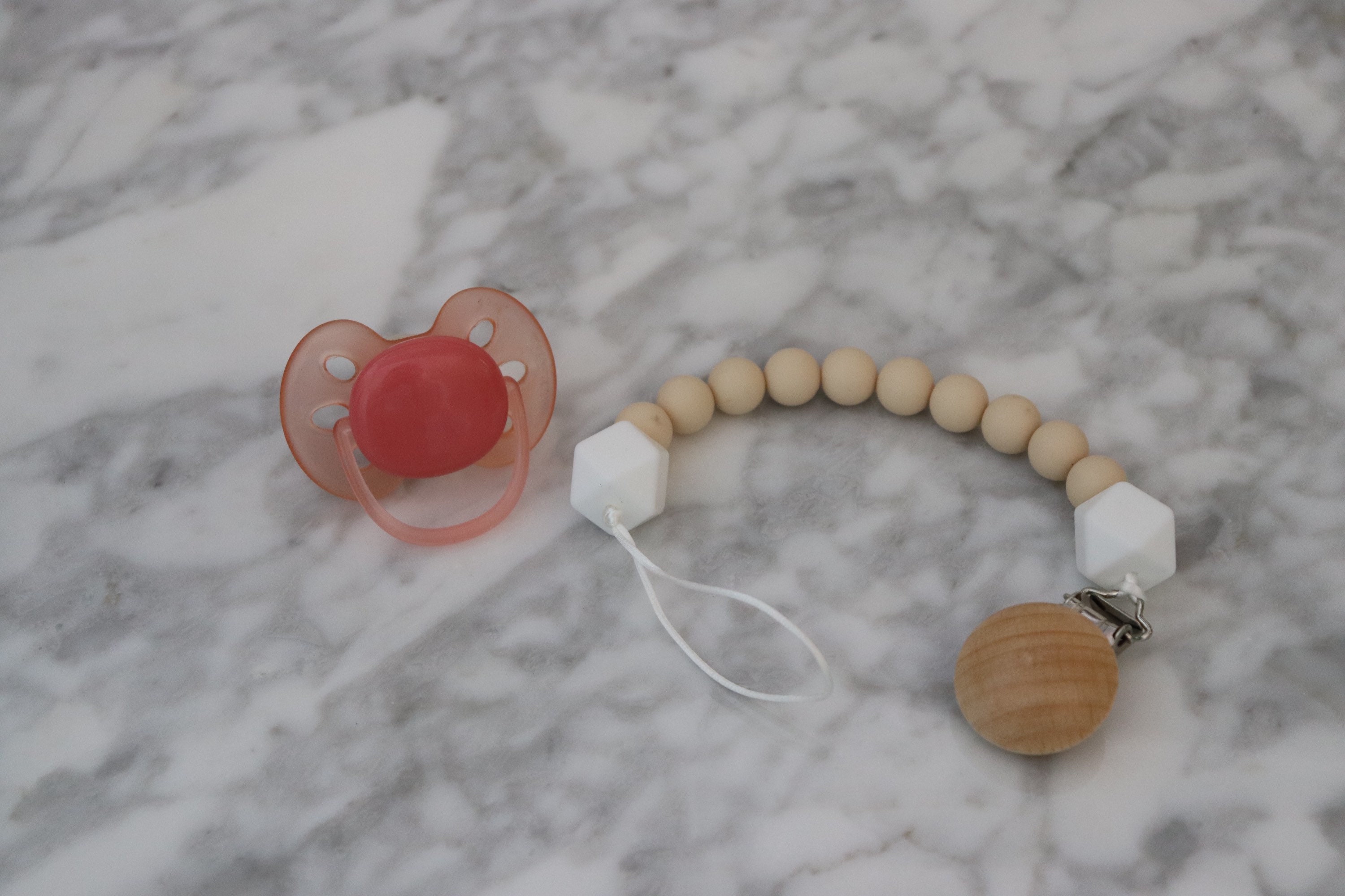 Wooden Clip Pacifier Clip Etsy