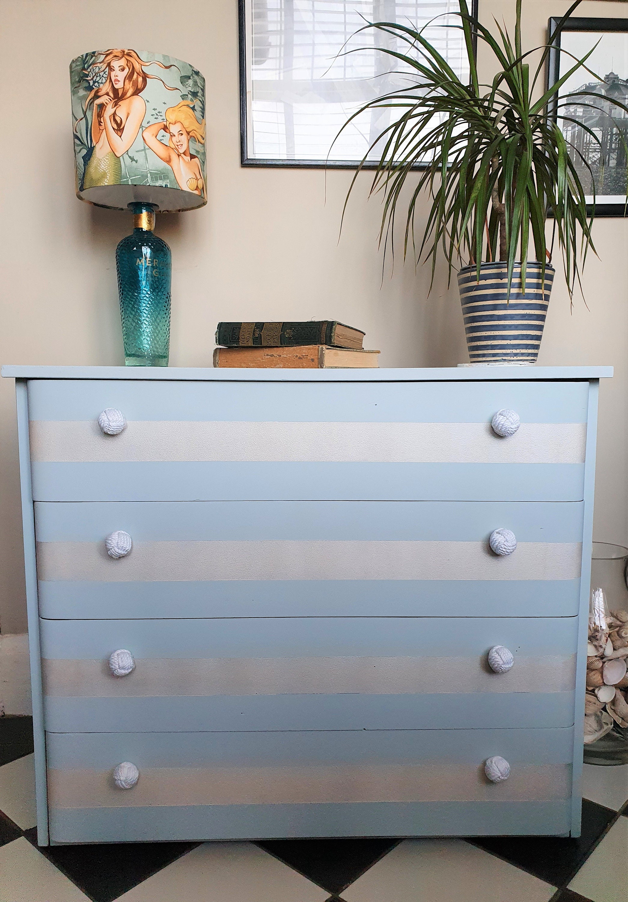 Schreiber chest of drawers. Coastal themed serene elegant Etsy