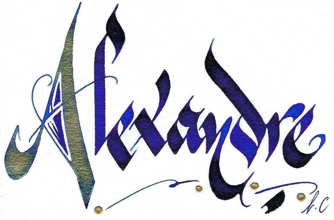 Prénom calligraphié à personnaliser | Etsy