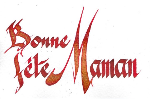 Carte Originale Bonne Fete Maman Etsy France